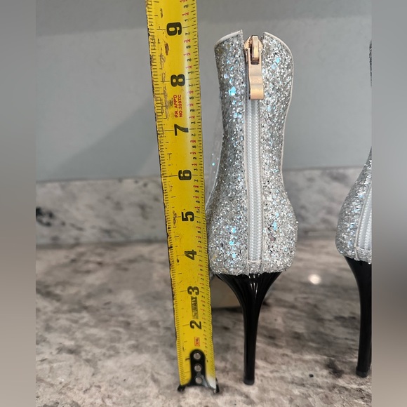 Thin High Heels Boots Women Zip Pointed Toe Ankle Boot Sz 8 - Picture 11 of 11